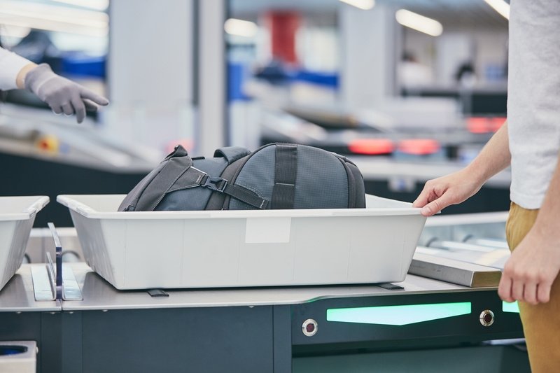 Airport security check