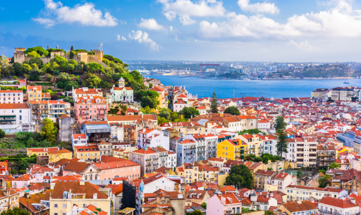 View at Lisbon city